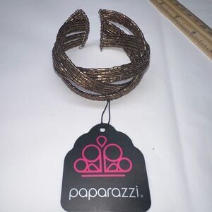 Paparazzi Shooting‎ Stars Copper Cuff Bracelet